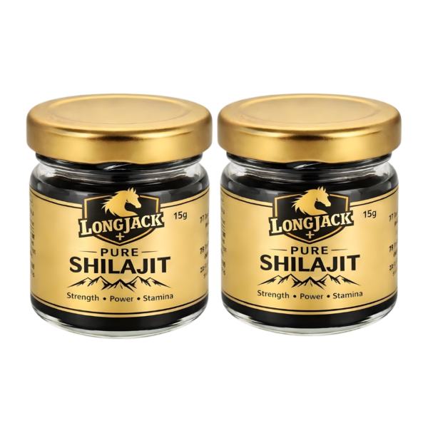Original & Pure Shilajit (Shilajeet) Resin For Men - 2 Bottles Pack