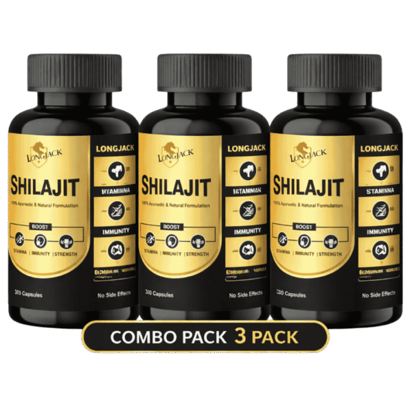 Buy Online Shilajit Capsule 3 Bottles Pack