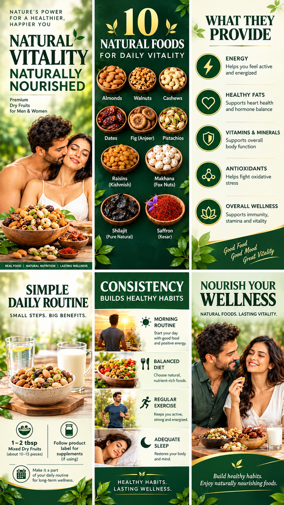 Natural Vitality Wellness Infographic
